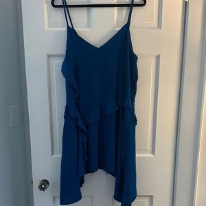 Free people Asymmetrical Blue Dress